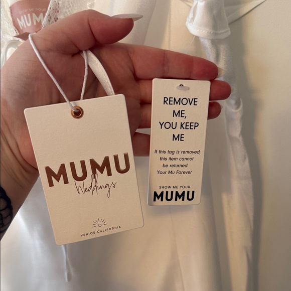 Show Me Your MuMu White Lace Chemise - Picture 3 of 4